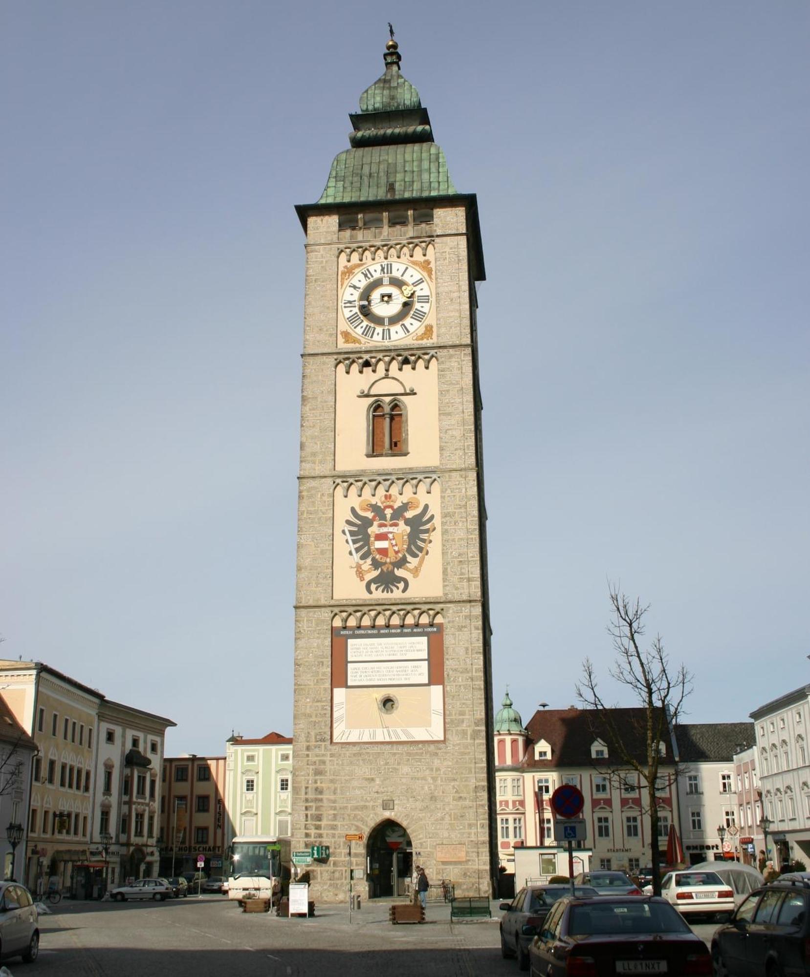 Turmhotel Enns Extérieur photo